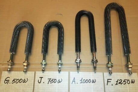 1sr, Rica Spiraled Air Heating Elements Liquidation