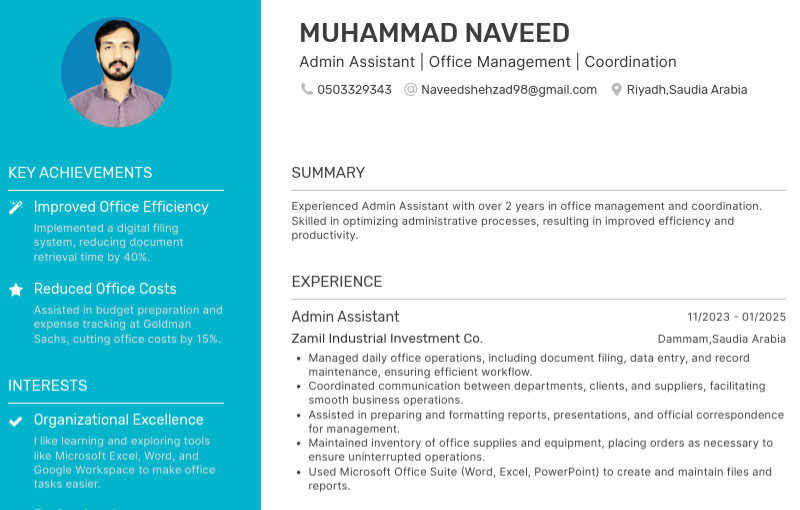 Admin Assistant